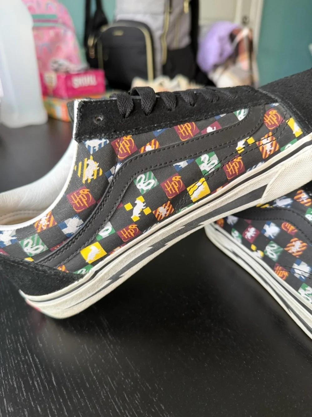 Harry Potter x Vans Mens 10 Hogwarts House Sneakers Gryffindor Ravenclaw